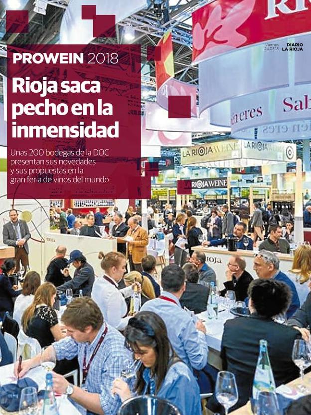 Portada del suplemento Prowein 2018./