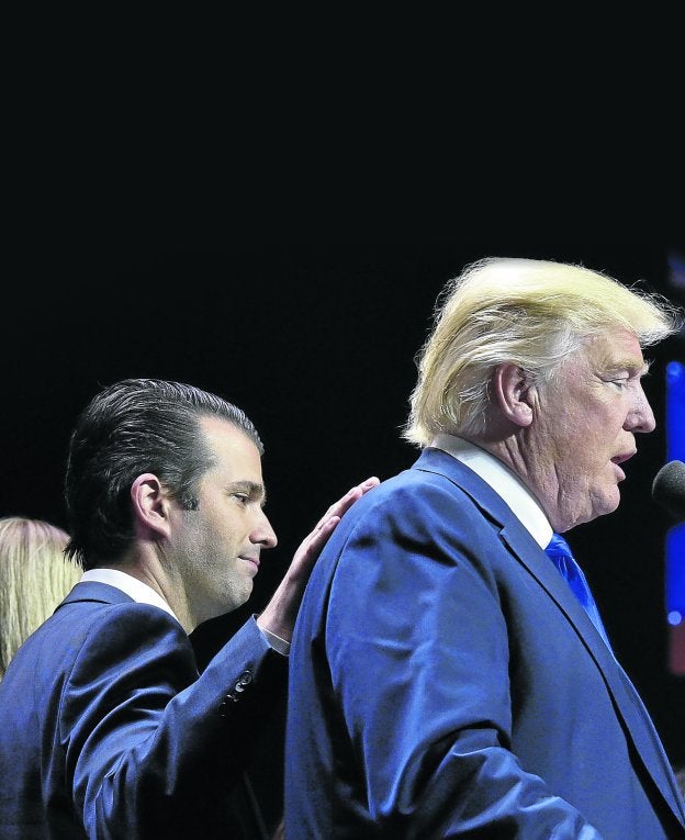 Donald Trump Junior fue uno de los mayores defensores de su padre durante la campaña. :: MANDEL NGAN / afp