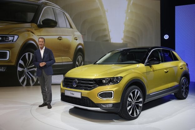 Un momento de la presentación internacional del nuevo vehículo de Volkswagen.