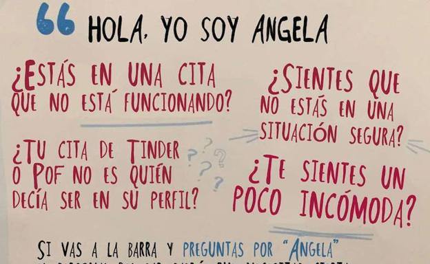 Promoción de la campaña 'Pregunta por Ángela'.