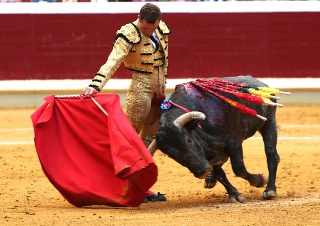 Juan Bautista, triunfador ayer y en la feria matea. :: Juan Marín
/