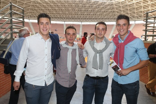 Iván Royo, Adrián Viaja, Daniel Sancho y Javier Royo. / J.M.