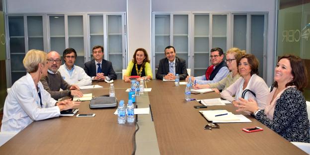 Reunión, ayer, de la comisión de Innovación. :: miguel herreros/