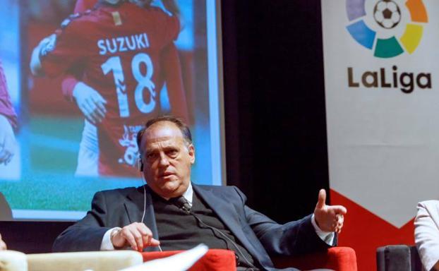 Javier Tebas, presidente de LaLiga. /Efe