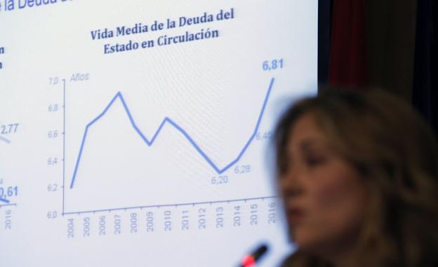 El Tesoro Público explica emisiones de deuda. :: chema moya/efe/