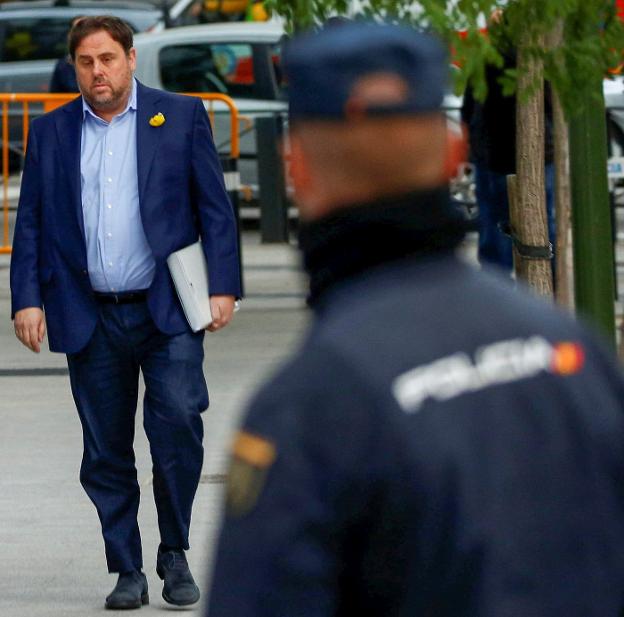 El juez del Supremo cierra la puerta del Parlament a Junqueras, Forn y Sànchez