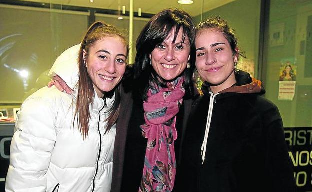 Irene Larrañaga, Nines Plaza y Ana Herreros.