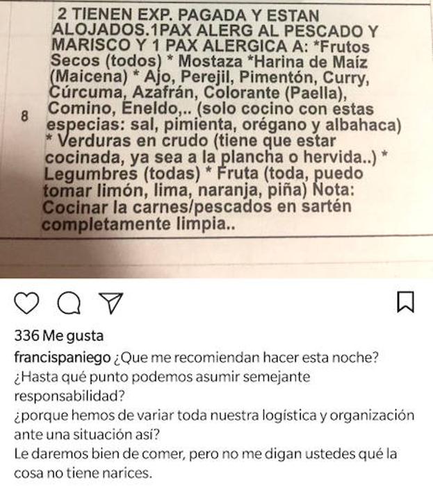 Detalle de las exigencias de los clientes.