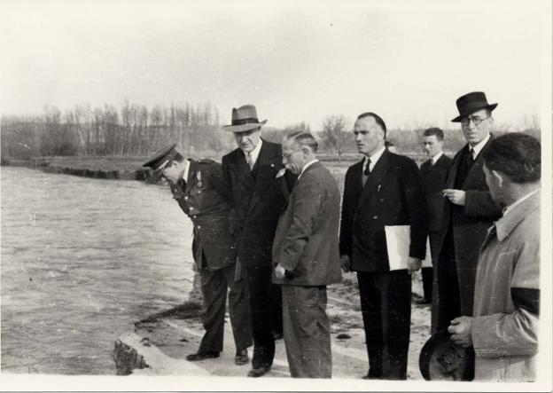 Bajaba el Ebro crecido por Calahorra