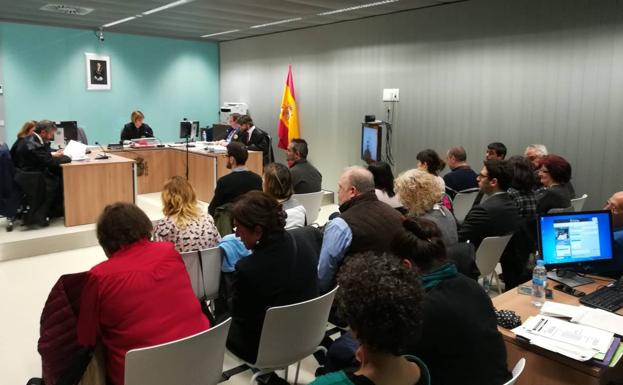 Un momento del juicio.