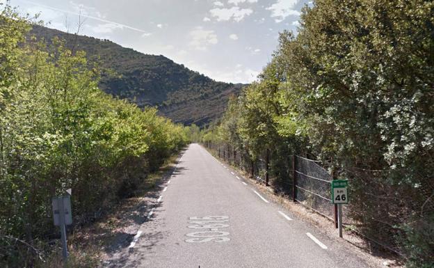 Tramo de carretera que enlaza La Rioja con Soria por el puerto de Oncala./MAPS