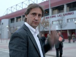 Balta se despide del Logroñés CF. /JUAN MARÍN/
