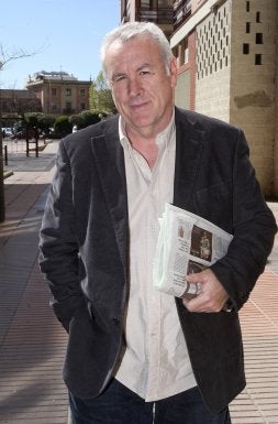 Cayo Lara cursó esta semana su primera visita a La Rioja. /J. MARÍN/