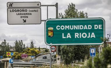 Límite entre la provincia de Álava y la Comunidad de La Rioja./JUSTO RODRÍGUEZ