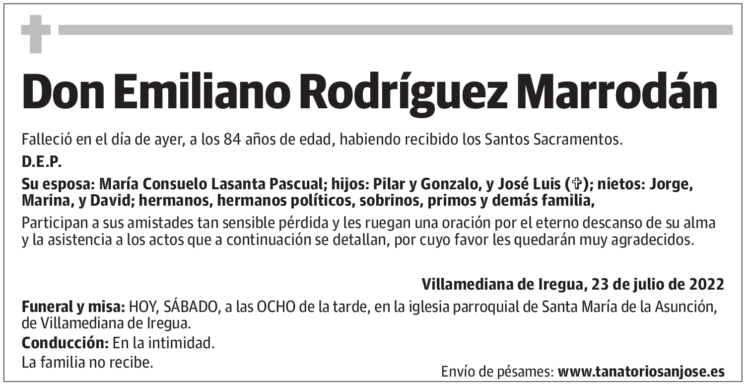 Don Emiliano Rodríguez Marrodán