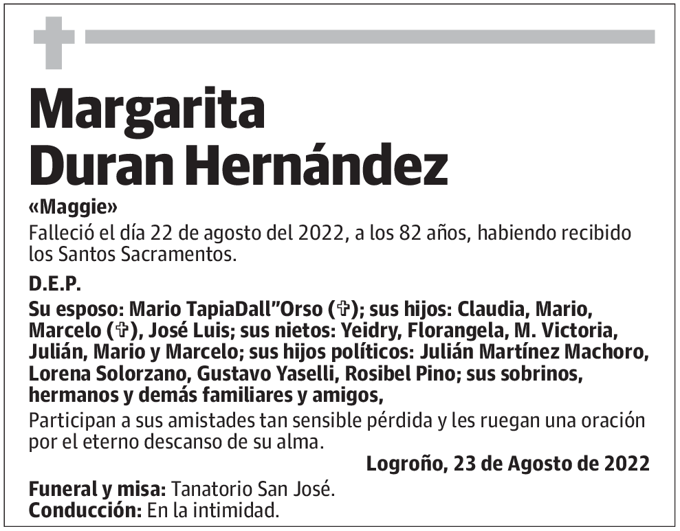 Margarita Duran Hernández