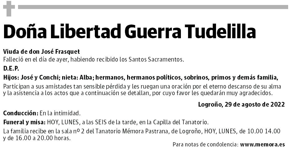Doña Libertad Guerra Tudelilla