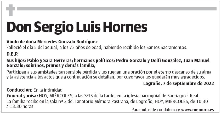 Don Sergio Luis Hornes