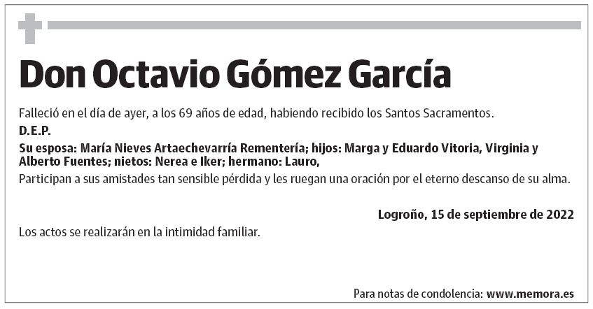 Don Octavio Gómez García