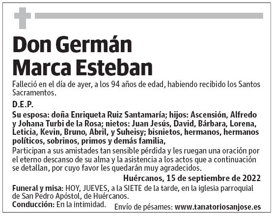 Don Germán Marca Esteban