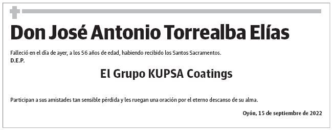 Don José Antonio Torrealba Elías