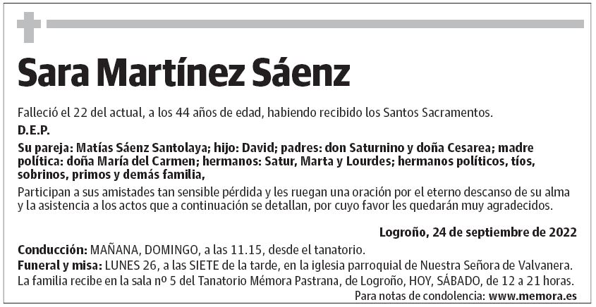 Sara Martínez Sáenz