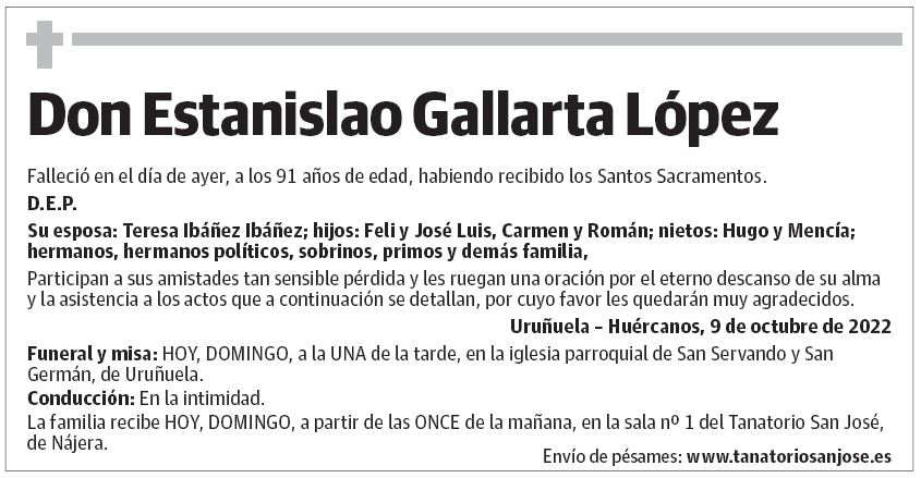 Don Estanislao Gallarta López