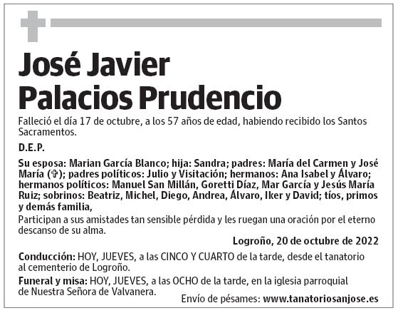 José Javier Palacios Prudencio