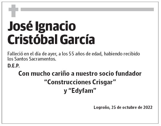 José Ignacio Cristóbal García