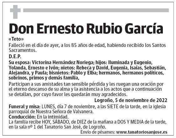 Don Ernesto Rubio García