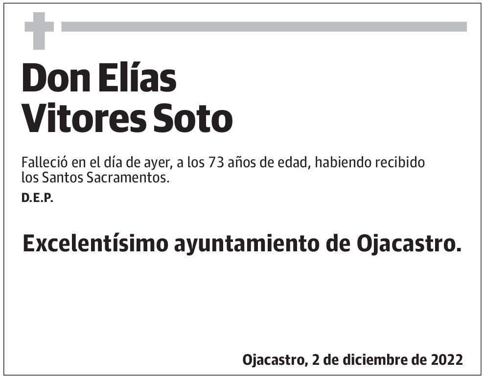 Don Elías Vitores Soto
