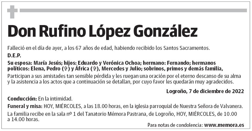 Don Rufino López González