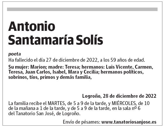Antonio Santamaría Solís