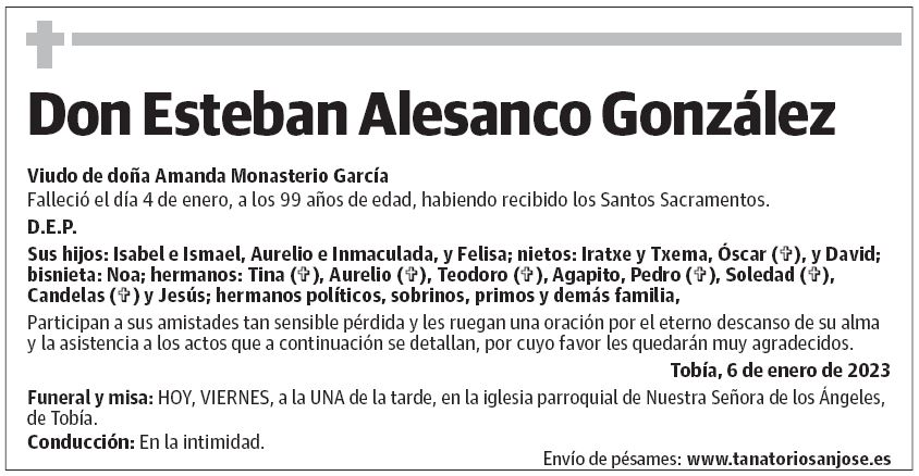 Don Esteban Alesanco González