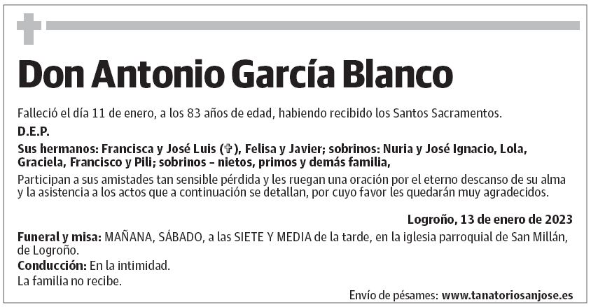 Don Antonio García Blanco