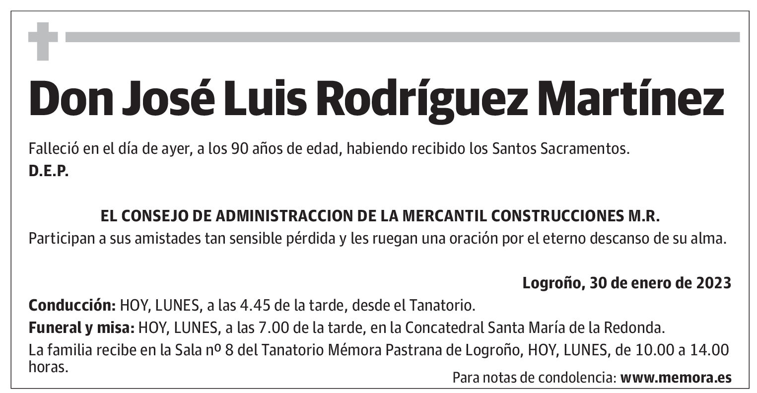 Don José Luis Rodríguez Martínez
