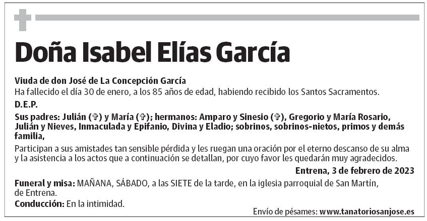 Doña Isabel Elías García