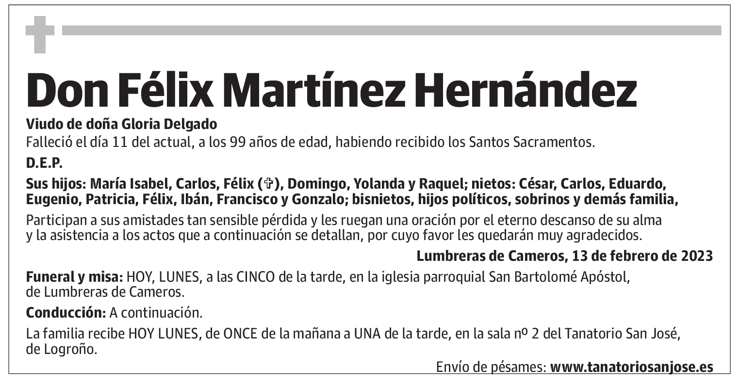 Don Félix Martínez Hernández