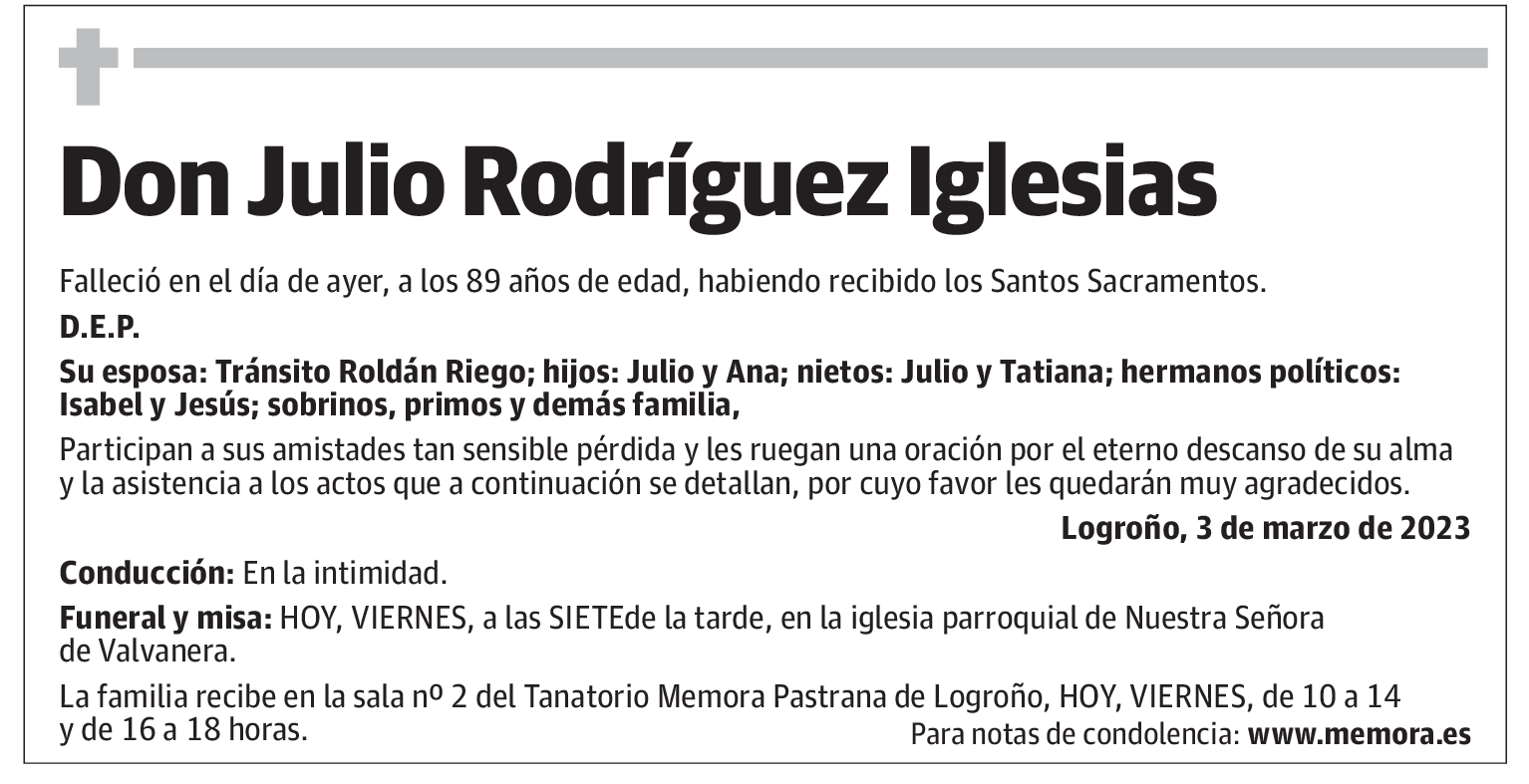 Don Julio Rodríguez Iglesias