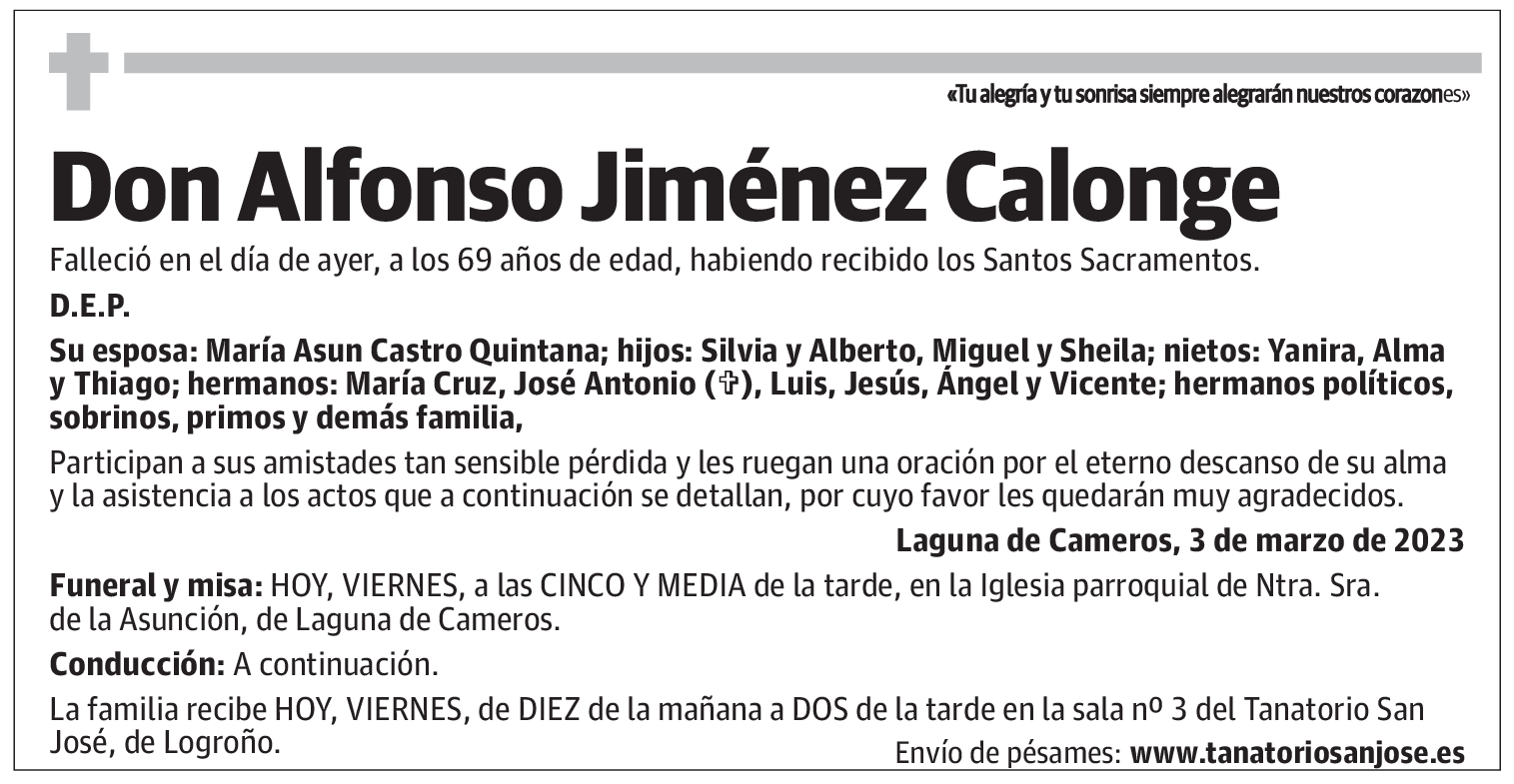 Don Alfonso Jiménez Calonge
