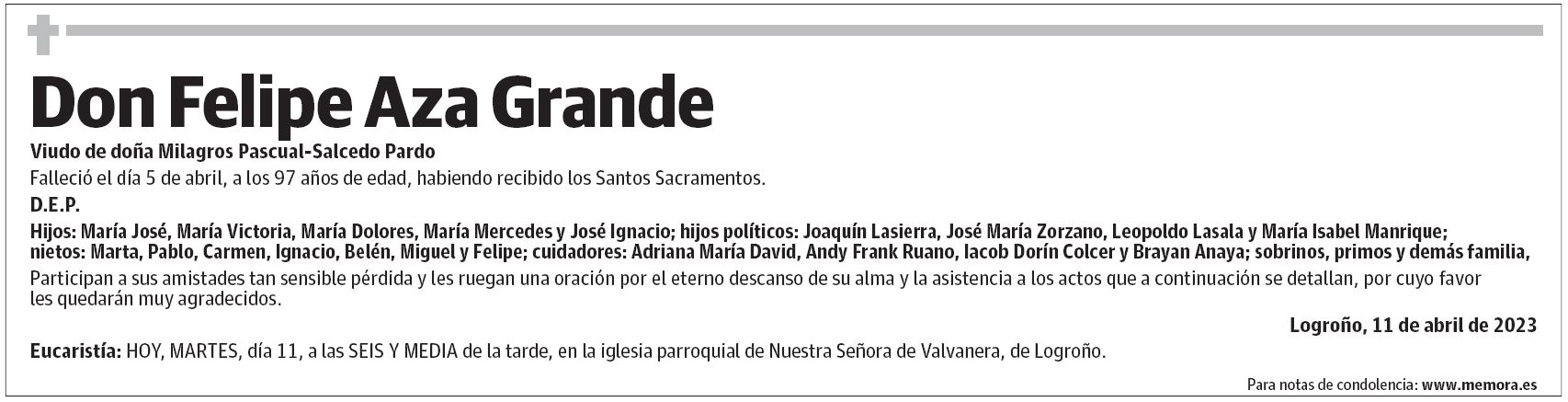 Don Felipe Aza Grande