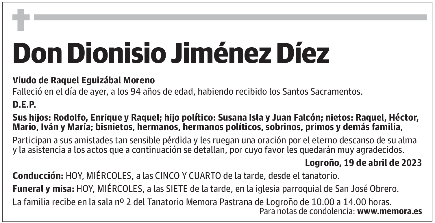 Don Dionisio Jiménez Díez