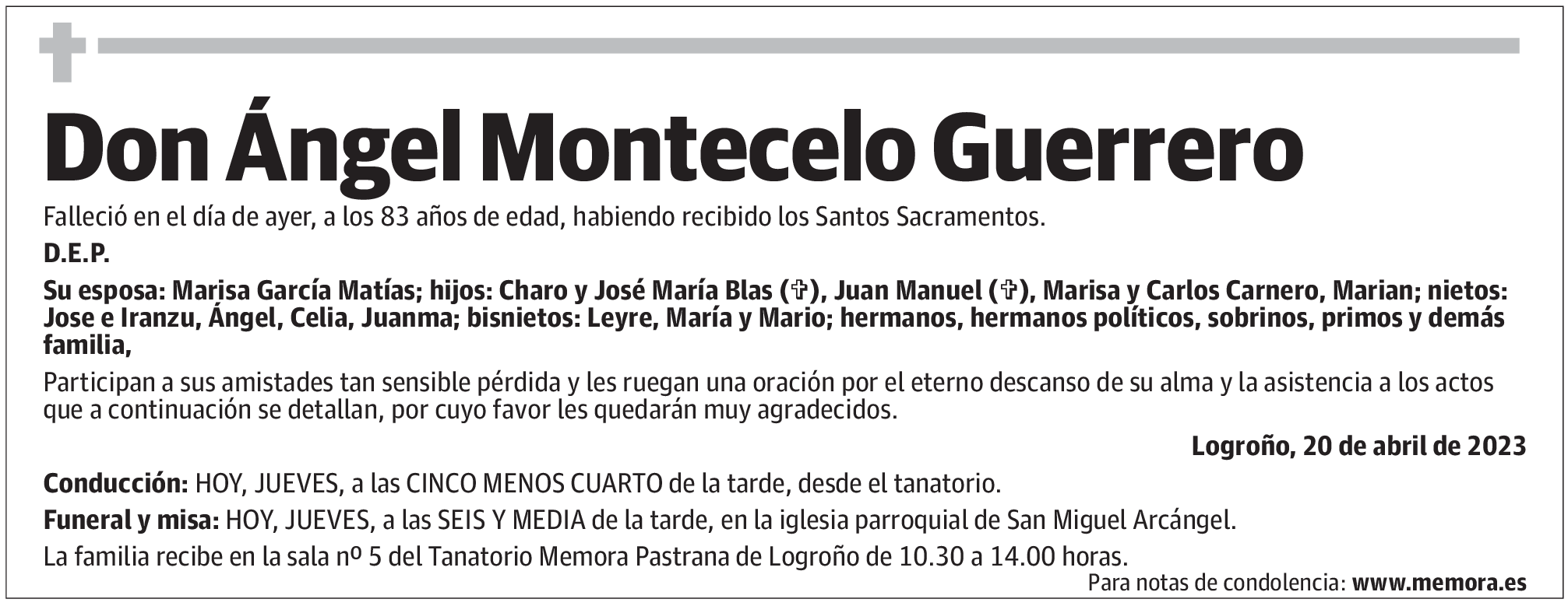 Don Ángel Montecelo Guerrero