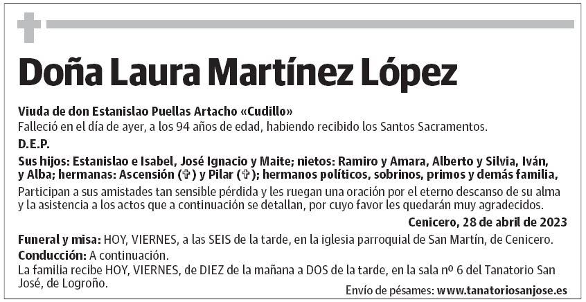 Doña Laura Martínez López