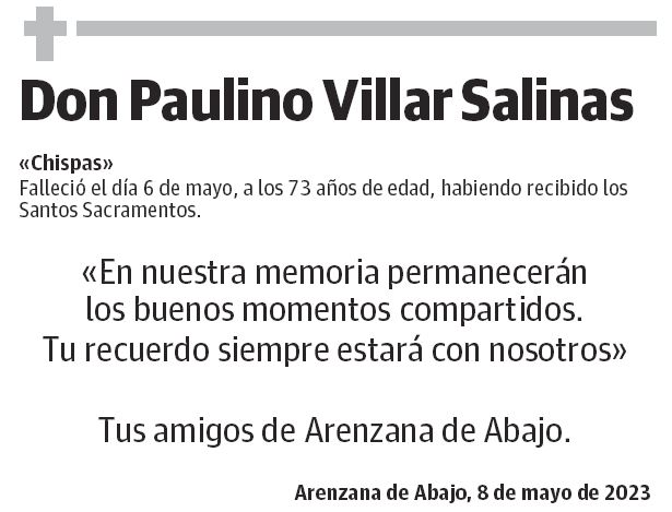 Don Paulino Villar Salinas