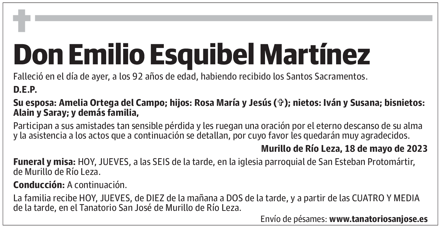 Don Emilio Esquibel Martínez