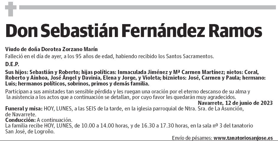 Don Sebastián Fernández Ramos