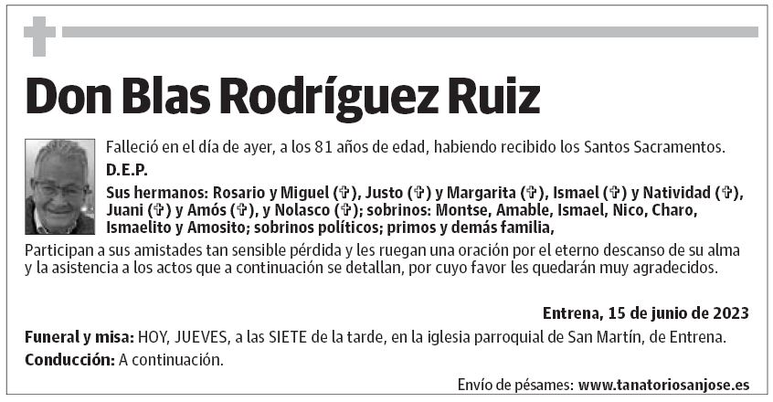 Don Blas Rodríguez Ruiz