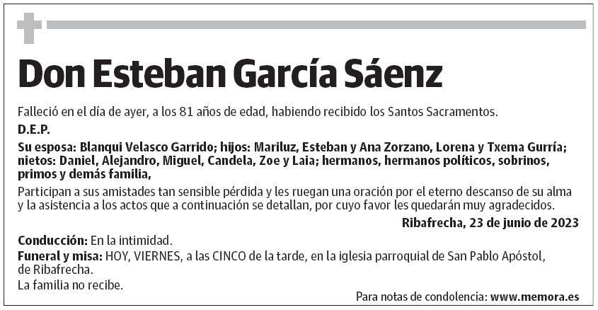 Don Esteban García Sáenz