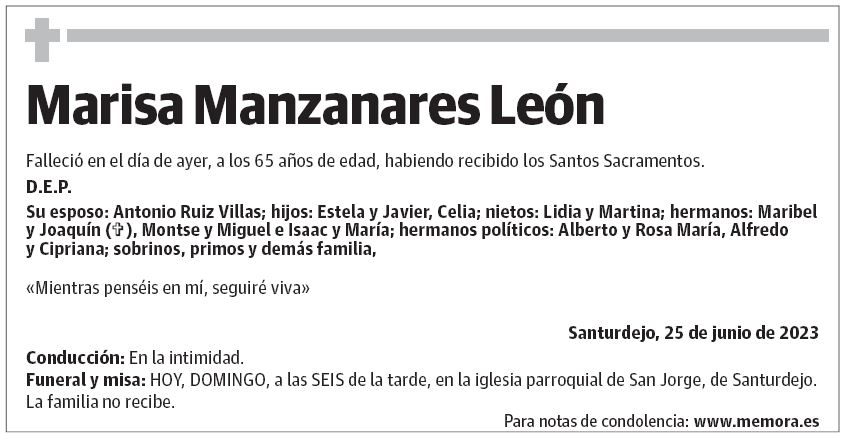 Marisa Manzanares León
